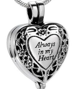 RVS Memory Locket "Always in my heart"