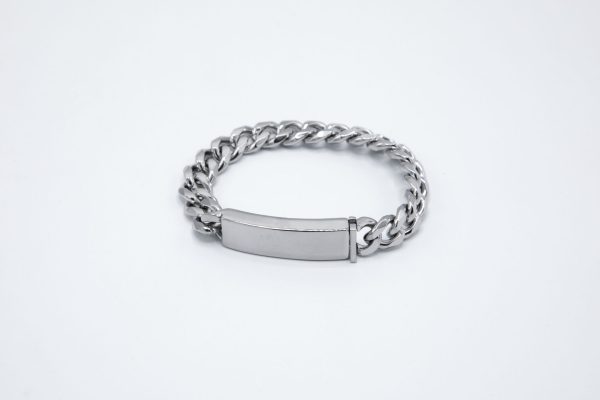 RVS Armband met grove schakel