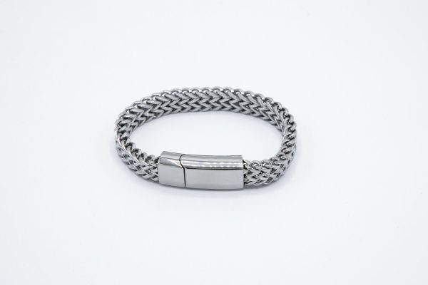 RVS Armband met dubbele schakel