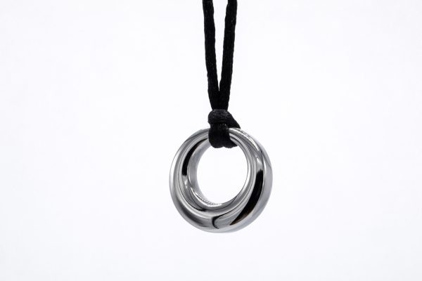 RVS Ring aan koord - Afbeelding 3