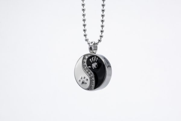RVS Yin-Yang met hand en pootafdruk - Afbeelding 3