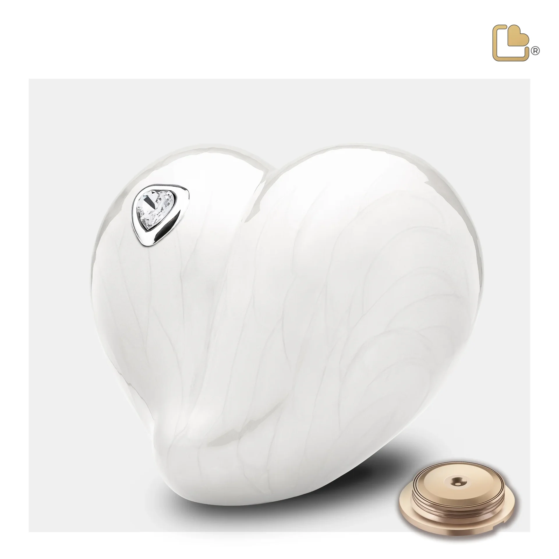LoveHeart™ White - Medium - Afbeelding 4